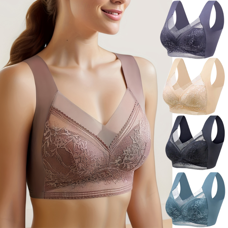 Cotton Bra Everyday - Fall Sweet Seamless Ice Silk Push
