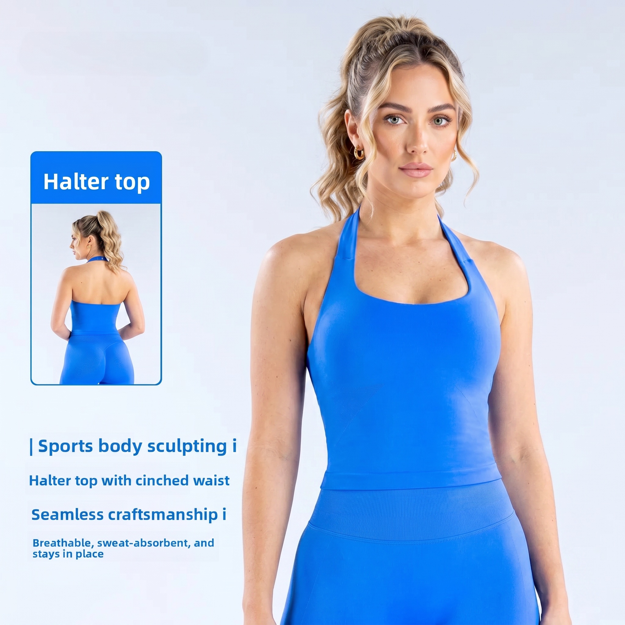 Underwire Bra Padded - DenyfFitness Halter Top Woman Gym Clothes