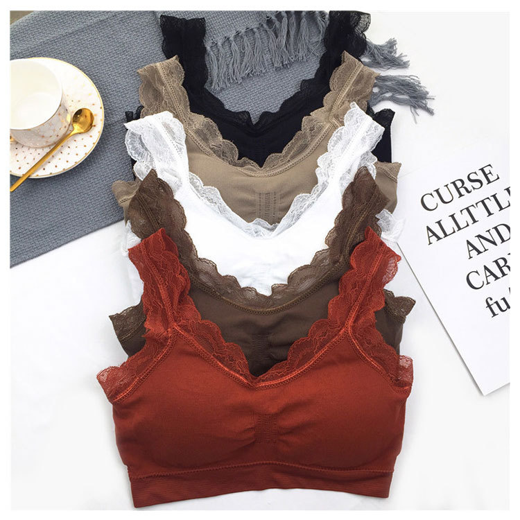 3D Sexy lace Lingerie Seamless - Sheer Bra Lace ulasan dan harga
