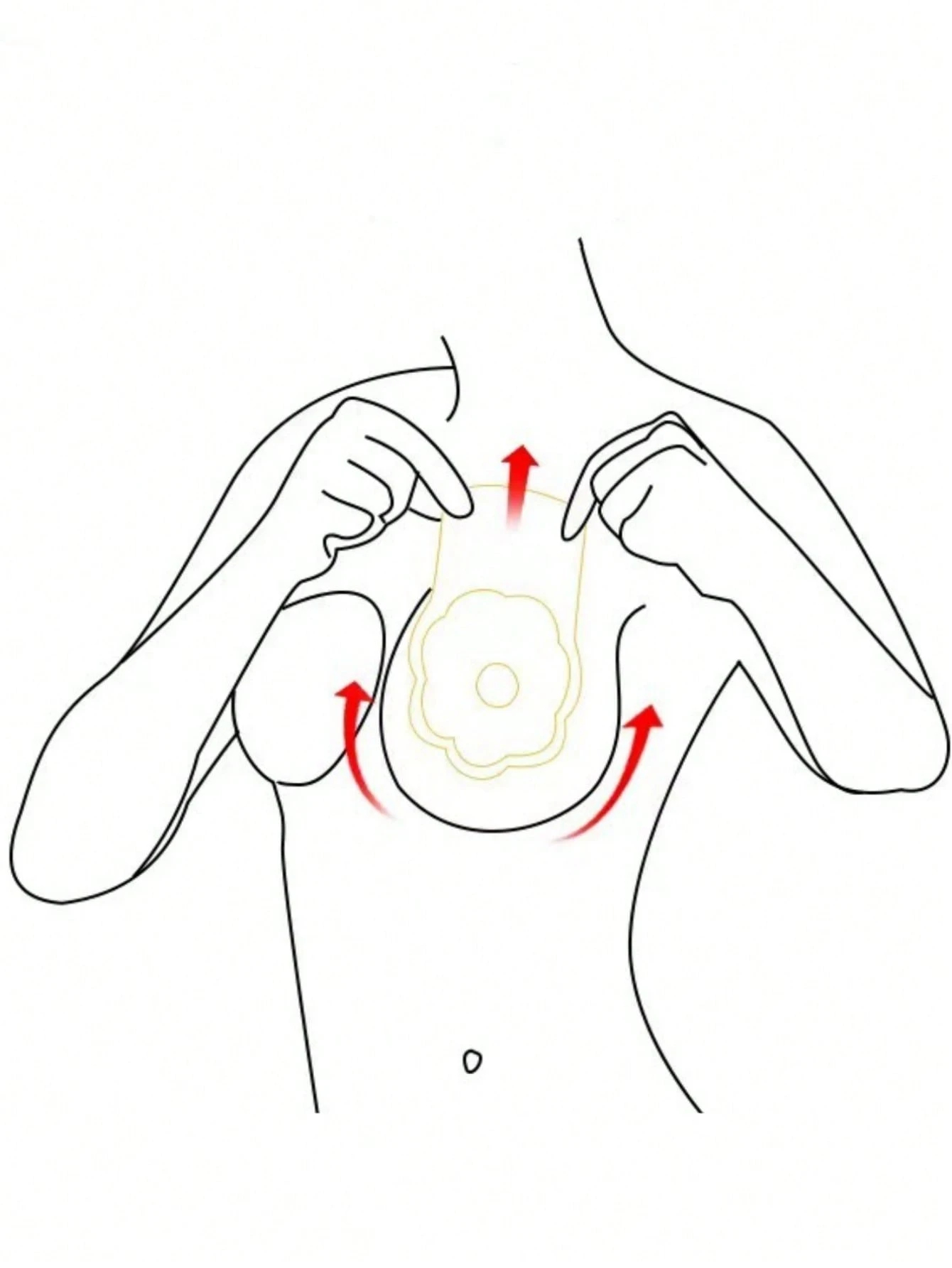 1pair Silicone Breast Lift Tap - Push Up Bra Silicone ulasan dan harga