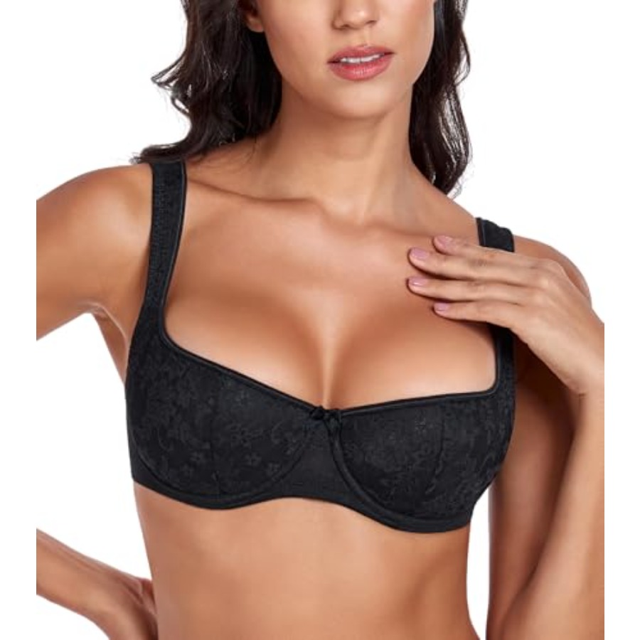 DotVol Women's Lightly Padded  - Demi Bra Balconette ulasan dan harga