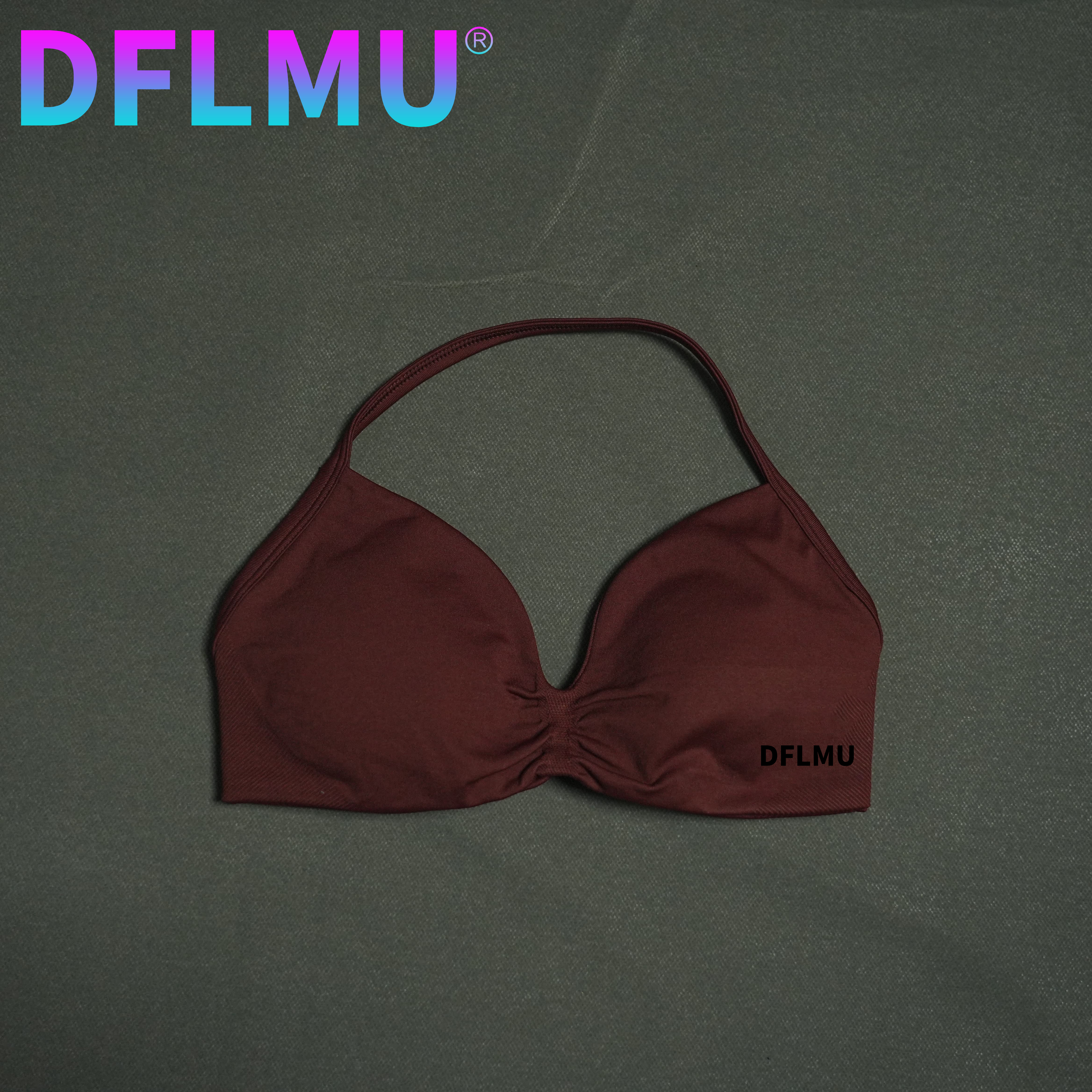 DFLMU Women Halter Sports Bra  - Underwire Bra Padded ulasan dan harga