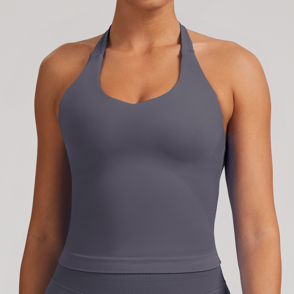 Women's Yoga Vest Seamless Top - T Shirt Bra Seamless ulasan dan harga