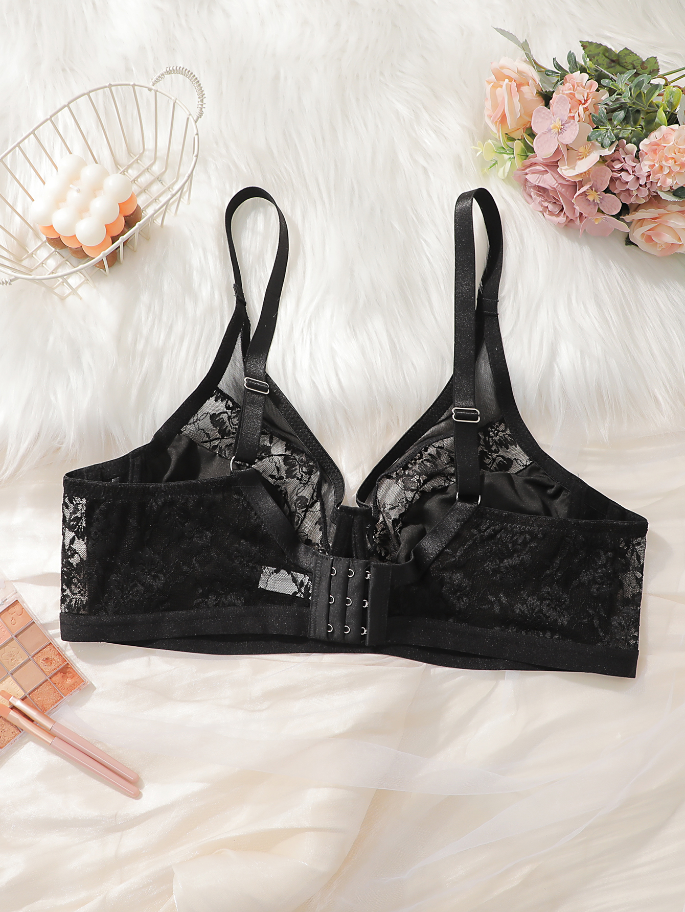 Plus Size Lace Minimizer Bra,  - Minimizer Bra Women ulasan dan harga