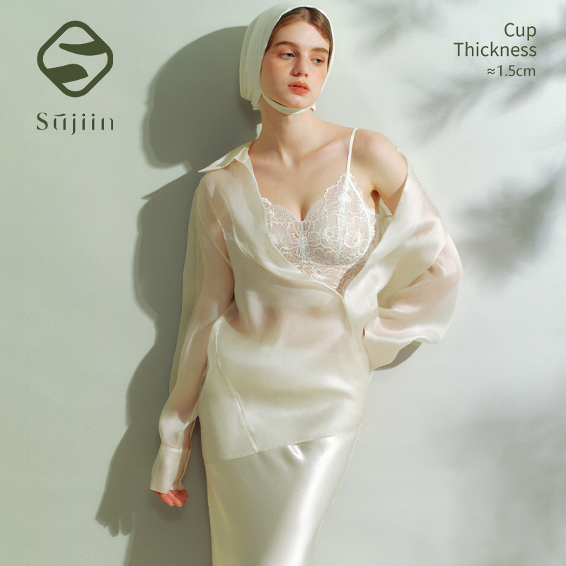 SUJIIN Sexy Lace Cami Tops for - T Shirt Bra Seamless ulasan dan harga