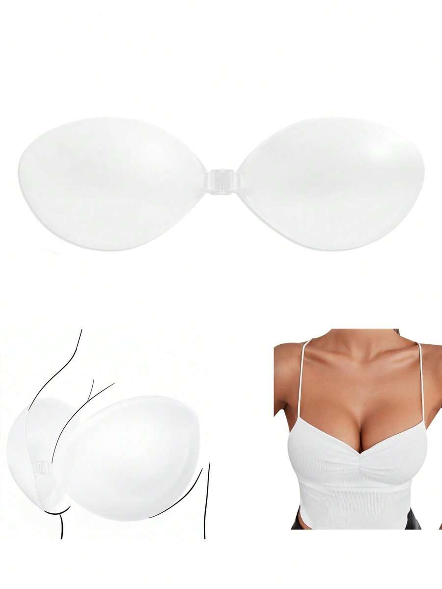 1 Pair Invisible Strapless Sil - Push Up Bra Silicone ulasan dan harga