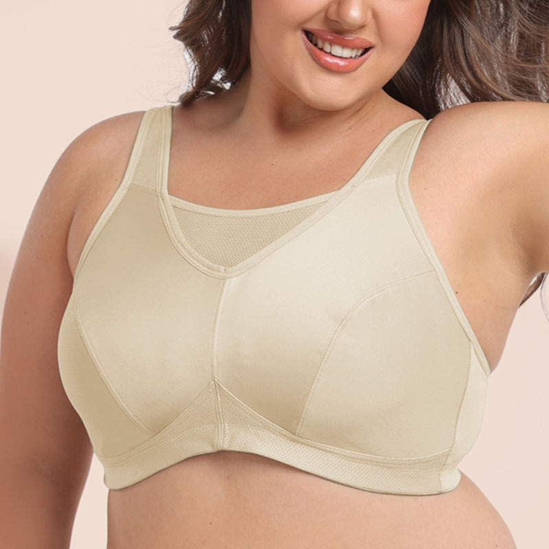 High Impact Plus Size Sports B - Full Coverage Bra ulasan dan harga