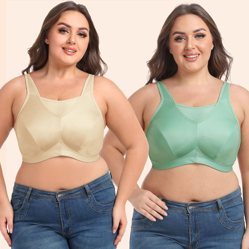 High Impact Plus Size Sports B - Full Coverage Bra ulasan dan harga